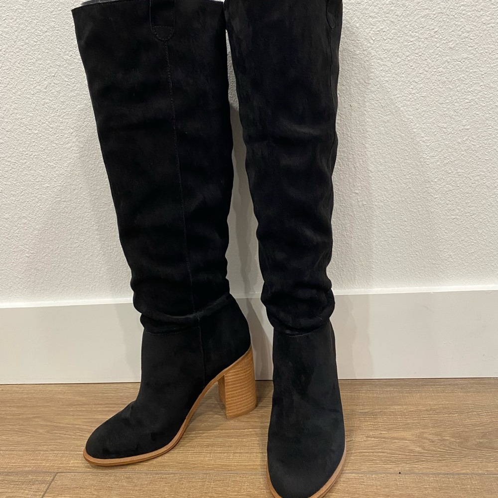 Vici Black Knee-High Boots